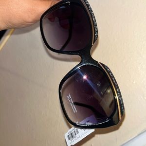 New York & Co Black Square Sunglasses